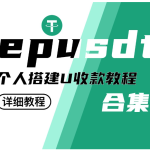 epusdt搭建教程｜个人/企业支付｜U收款系统｜0基础搭建 从入门到精通