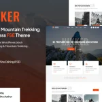 徒步旅行和山地徒步 WP 主题