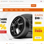 汽车配件 WordPress 主题 + WooCommerce 商店